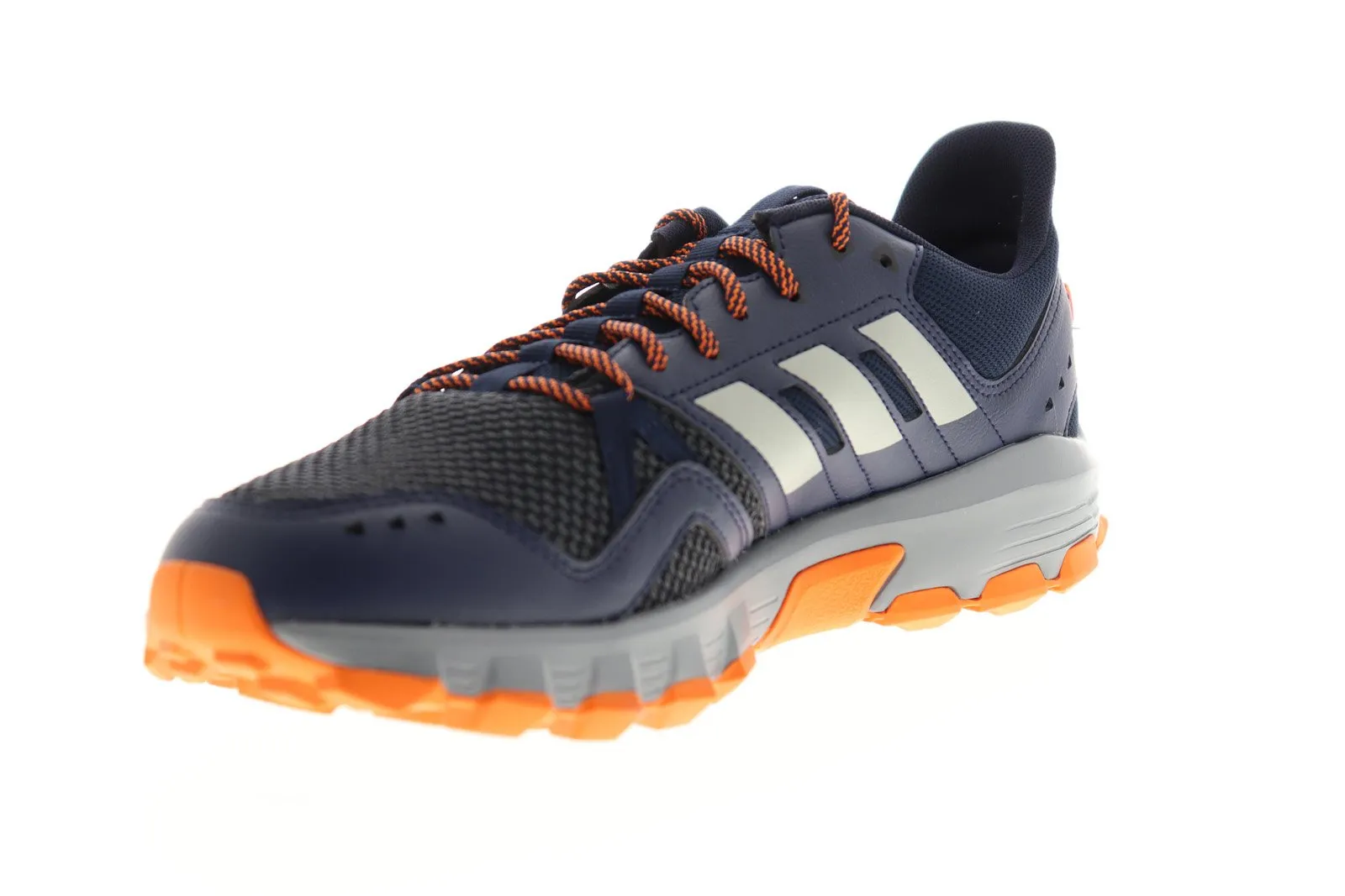 Adidas Rockadia Trail EE9557 Mens Blue Leather Low Top Athletic Hiking Shoes