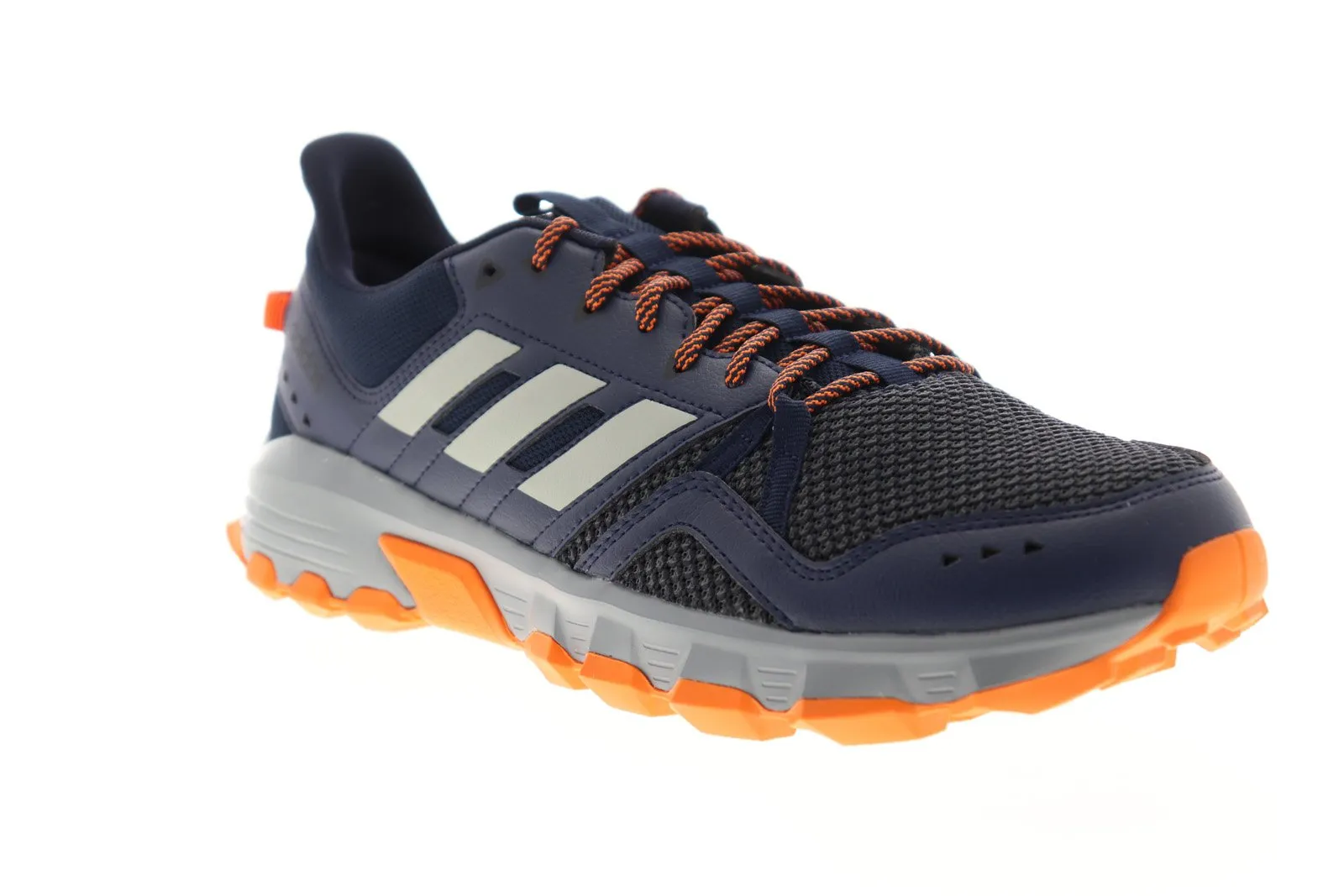Adidas Rockadia Trail EE9557 Mens Blue Leather Low Top Athletic Hiking Shoes