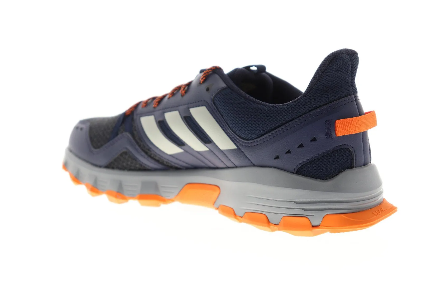 Adidas Rockadia Trail EE9557 Mens Blue Leather Low Top Athletic Hiking Shoes