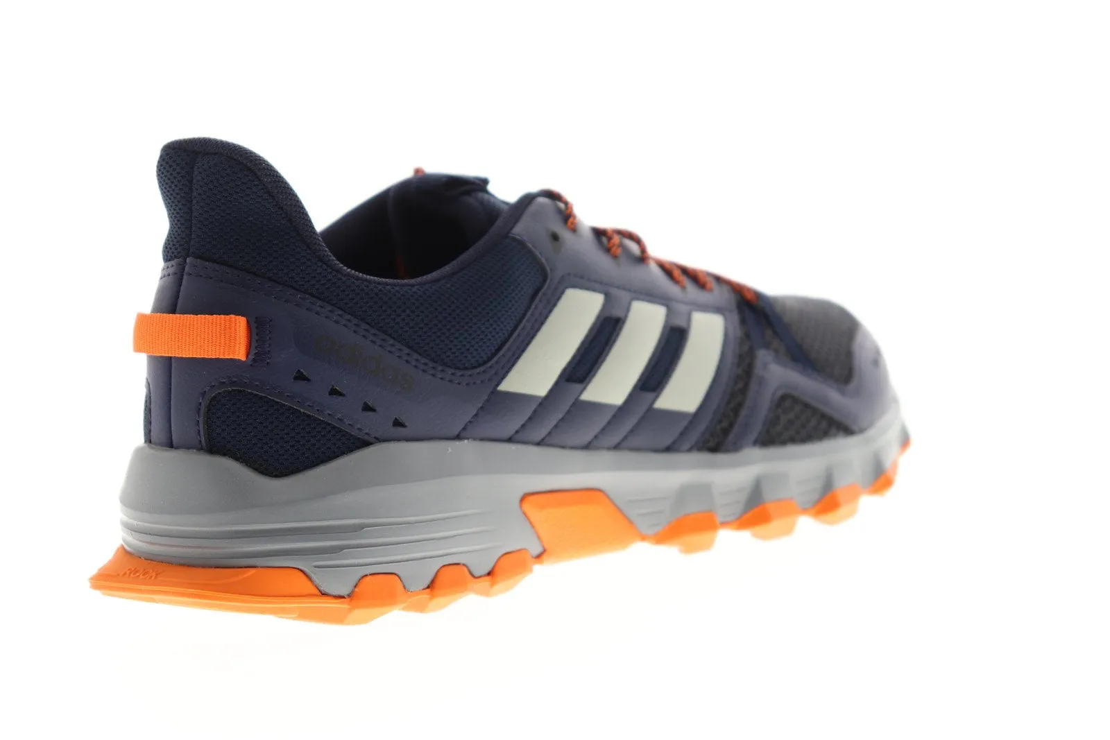 Adidas Rockadia Trail EE9557 Mens Blue Leather Low Top Athletic Hiking Shoes