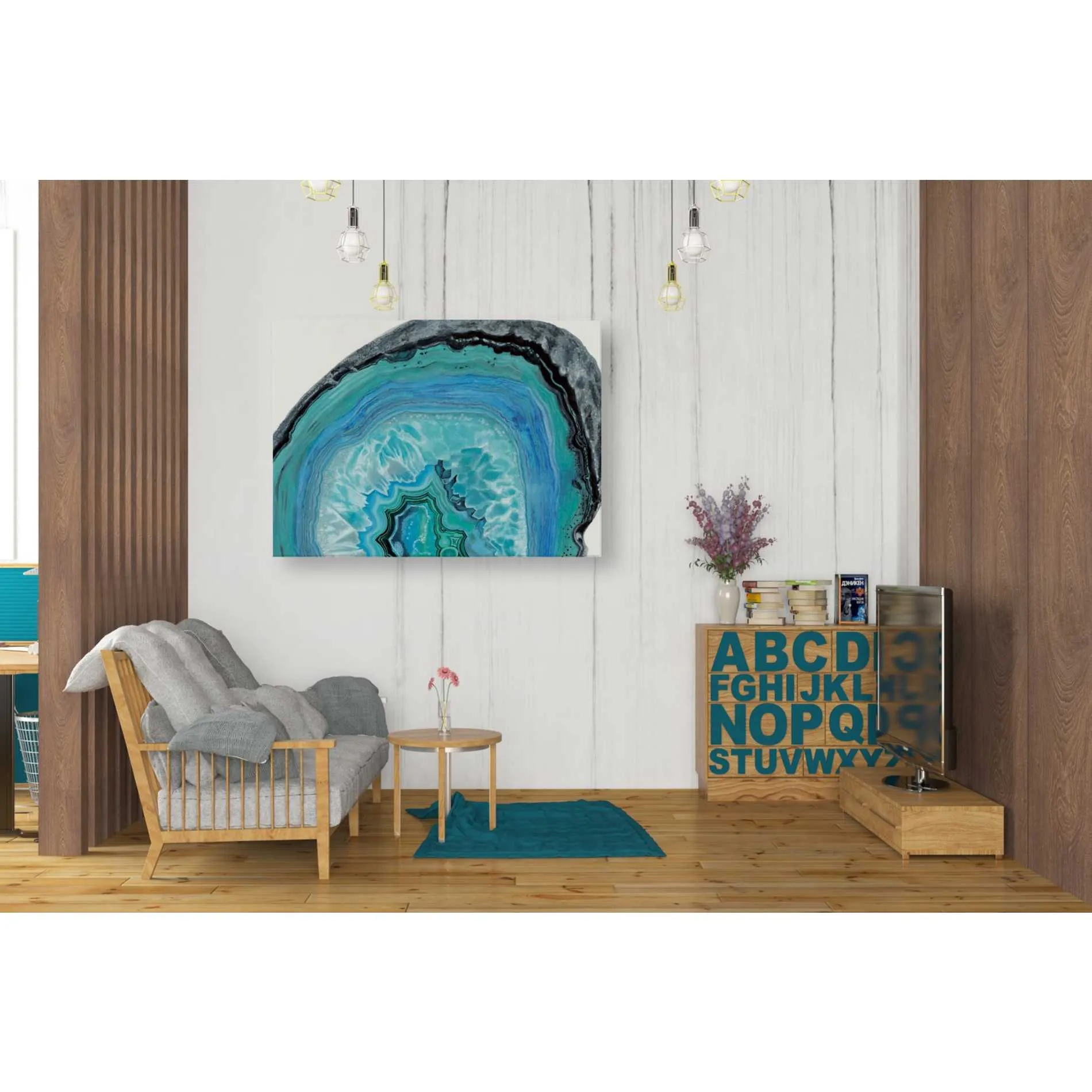 'Agate Studies II" by Naomi McCavitt. McCavitt Giclee Canvas Wall Art