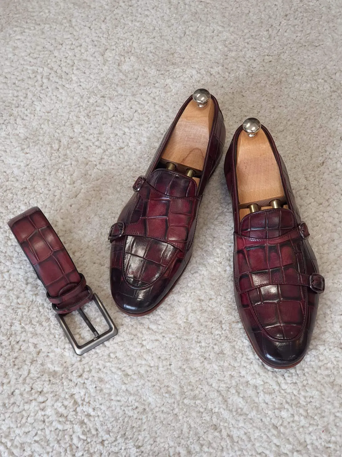 Bergamo Claret Red Sardinelli Shoes