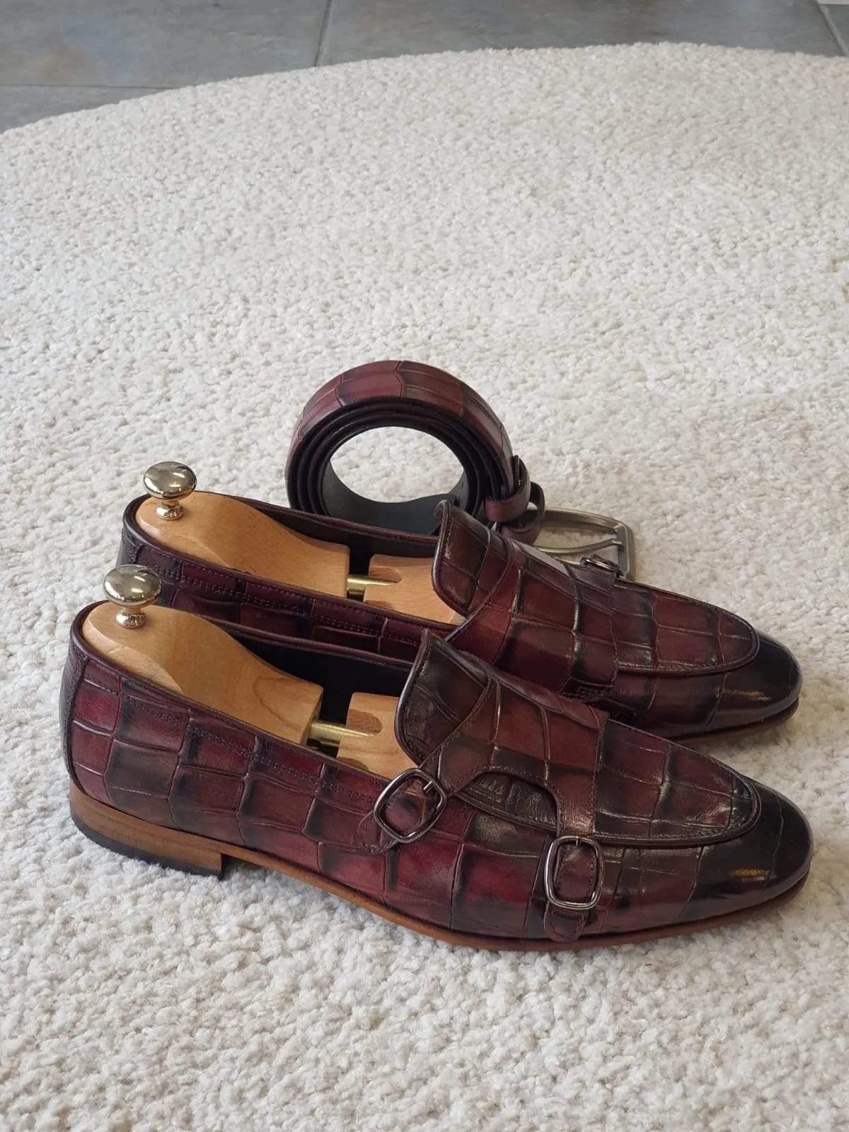 Bergamo Claret Red Sardinelli Shoes