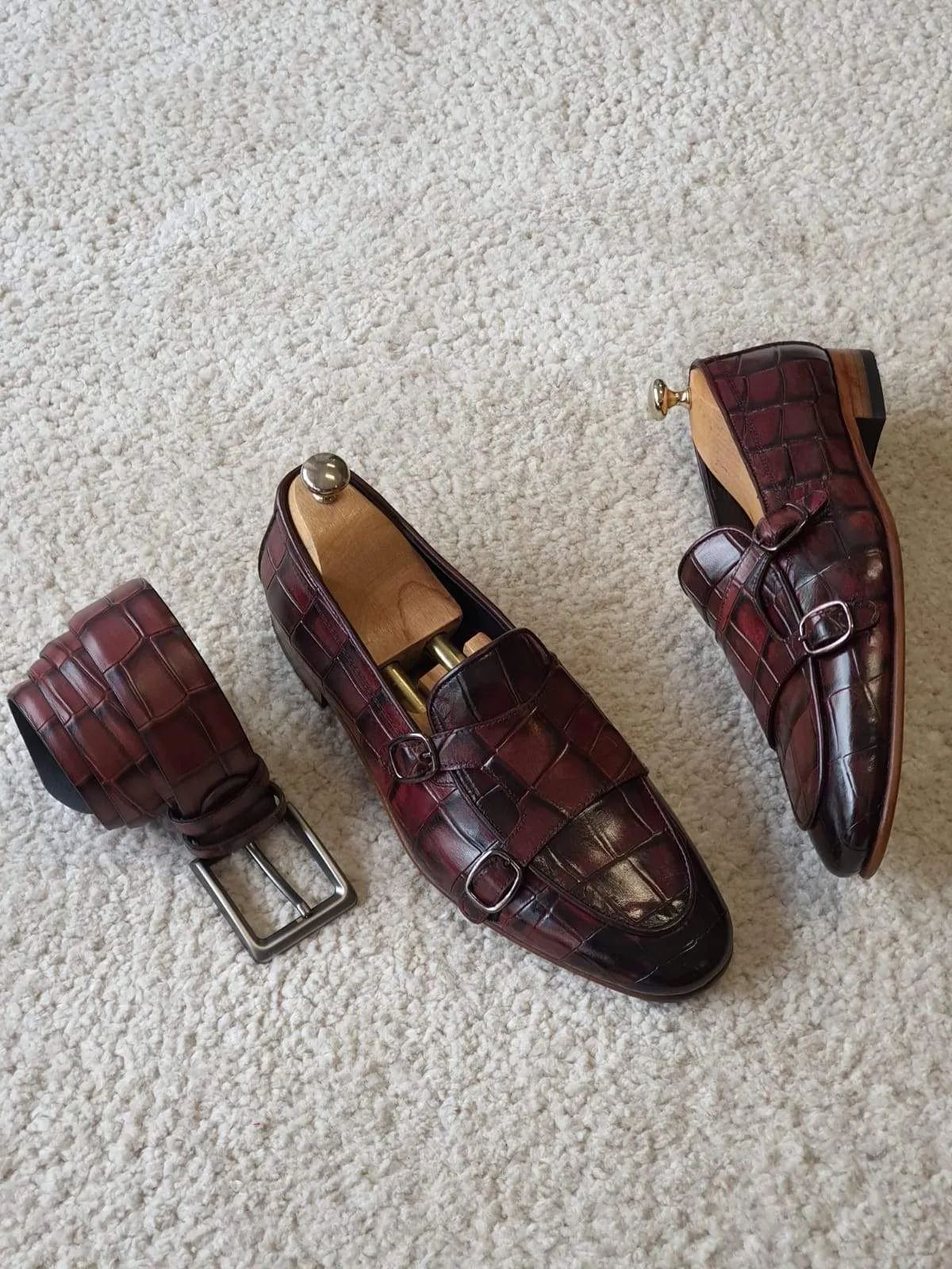 Bergamo Claret Red Sardinelli Shoes