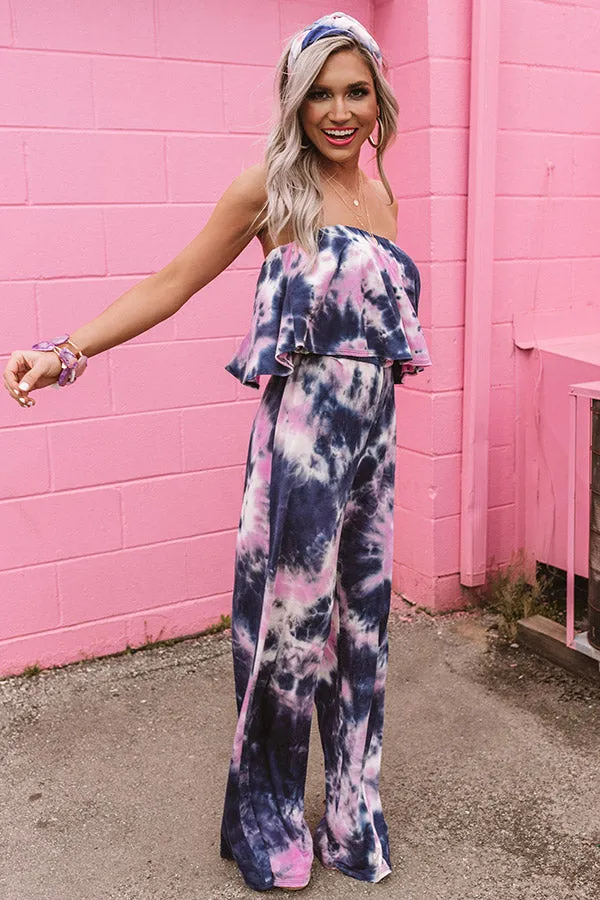 Costa Kisses Tie Dye Jumpsuit