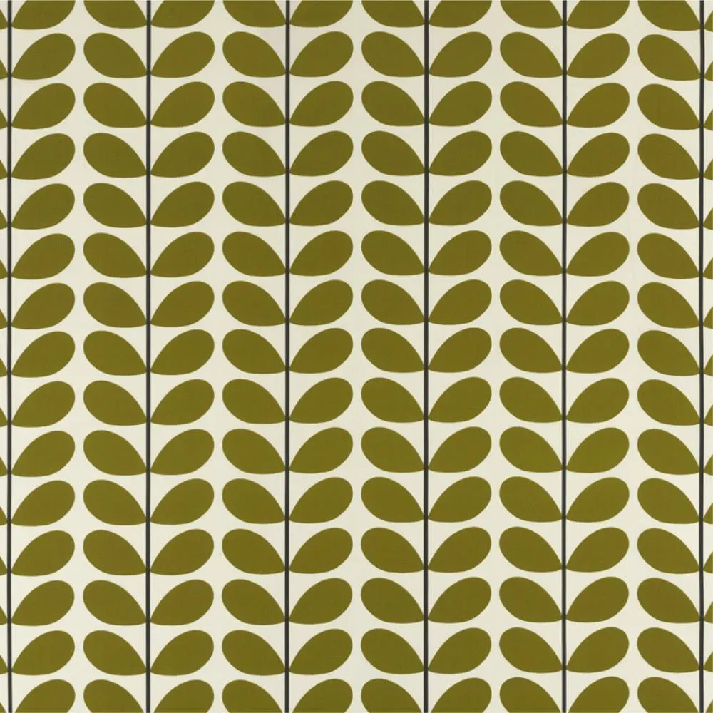 Two Colour Stem in olive fabric